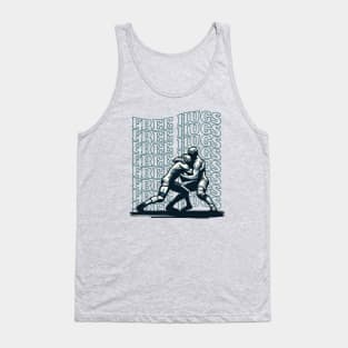 Free Hugs - Retro Wrestling Throwback Tank Top